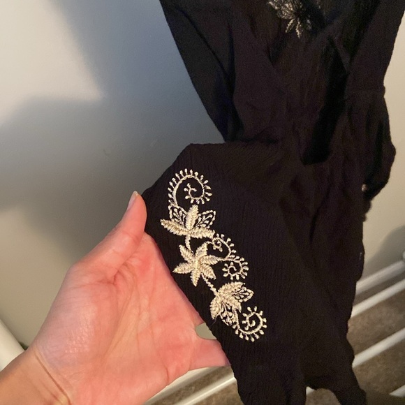 Black S Beach Coverup Romper - Picture 4 of 5